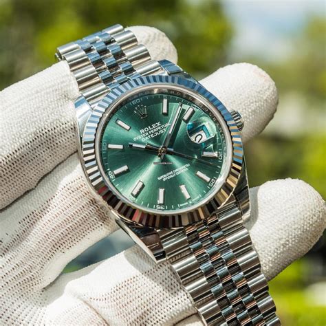 green face rolex datejust